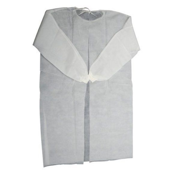 Isolation Gowns - Disposable - Non Woven Universal Size 10 Pack - Free Shipping - Picture 5 of 12